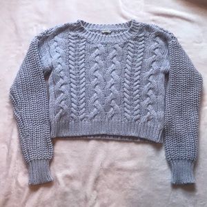 Light purple cropped sweater